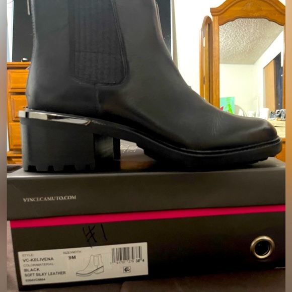 Vince Camuto | Shoes | Vince Camuto New Black Soft Silky Leather ...